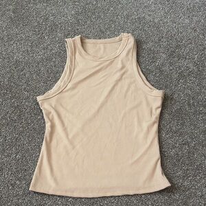 SHEIN Light Beige Sleeveless Top